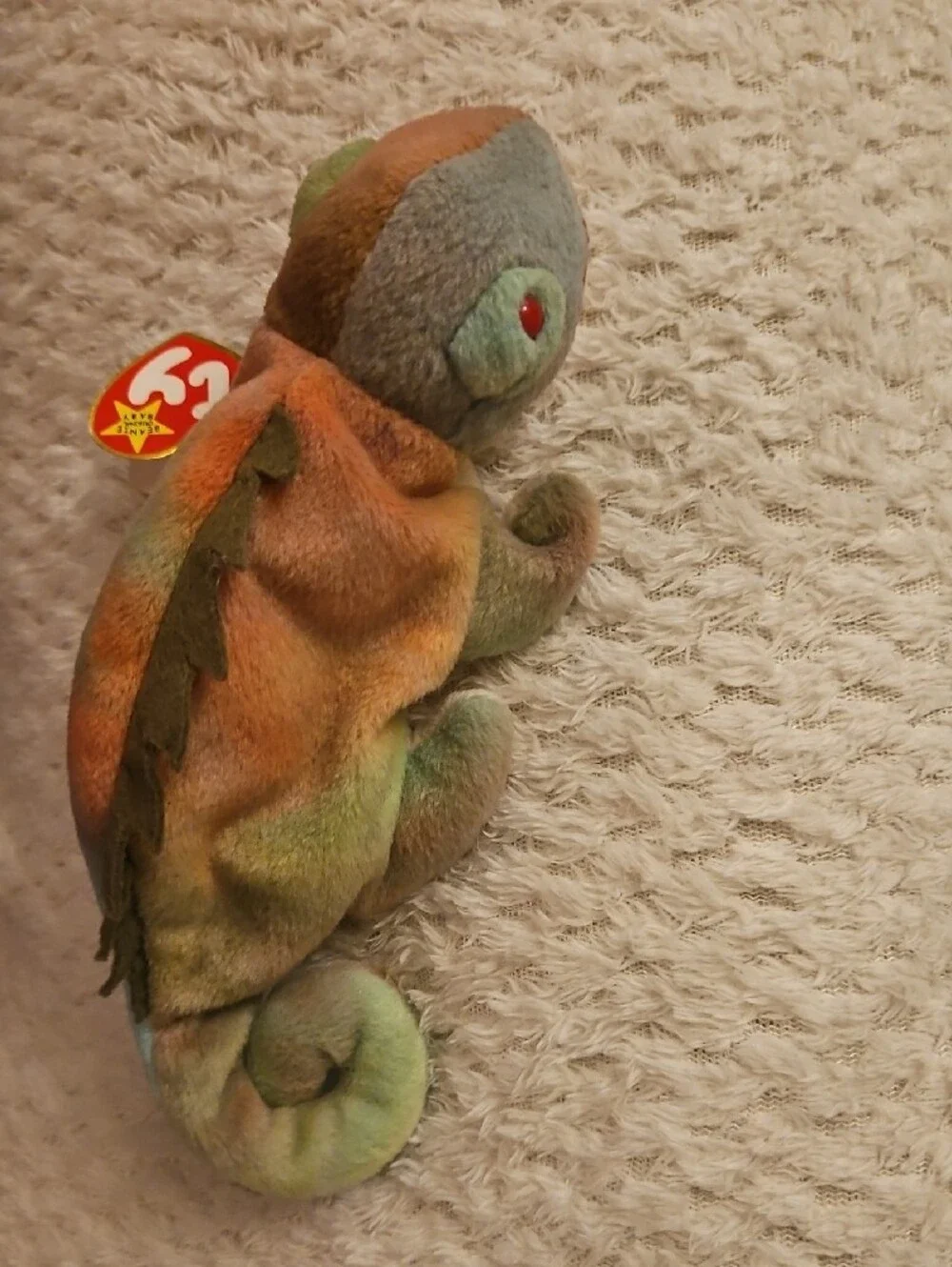Ty Multicolor Chameleon Plush - Iggy